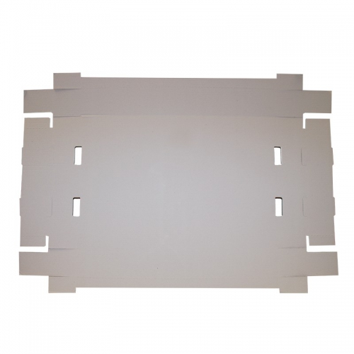 Cagette de transport carton blanc (64x42x10cm) - Ateliers Porraz