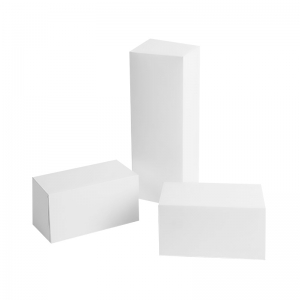 Boîte à bûche carton blanc 30x11x10cm - Ateliers Porraz
