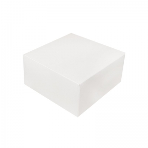 Boîte à gâteau carton blanc 20x10cm - Ateliers Porraz